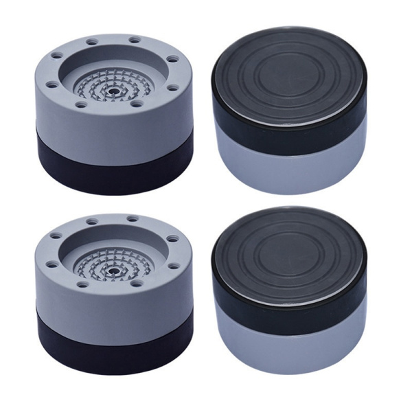 Комплект от 4 антивибрационни крачета, подреждащи се един върху друг от естествен каучук и ABS за пералня Onuvio™